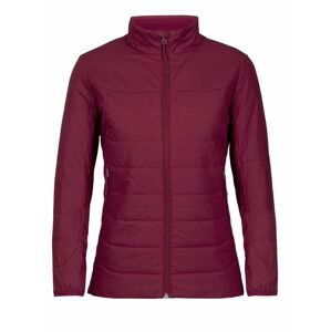 dámská merino bunda ICEBREAKER Wmns MerinoLoft Jacket, Cherry (vzorek) velikost: S