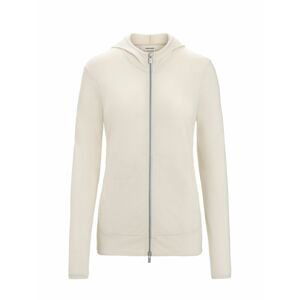 ICEBREAKER Wmns Granary LS Zip Hoodie, Chalk (vzorek) velikost: S