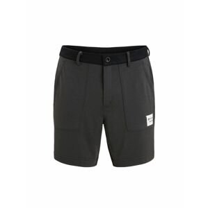 ICEBREAKER Mens IB x Timberland Merino Terry Chino Shorts, Onyx/Black (vzorek) velikost: M