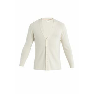 ICEBREAKER Mens Merino Smart Cardigan, Undyed (vzorek) velikost: M