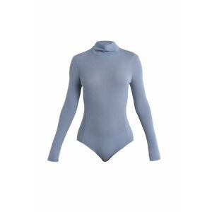 ICEBREAKER Wmns Queens LS High Neck Bodysuit, Kyanite (vzorek) velikost: S