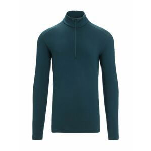 ICEBREAKER Mens 260 Tech LS Half Zip, Green Glory (vzorek) velikost: M