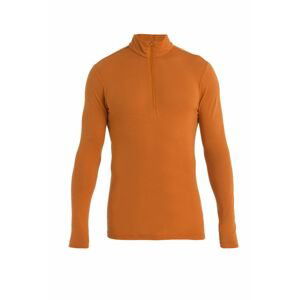 ICEBREAKER Mens 175 Everyday LS Half Zip, Earth (vzorek) velikost: M