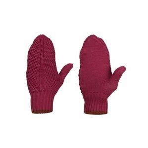 merino rukavice ICEBREAKER Adult Waypoint Mittens, Cherry/Espresso (vzorek) velikost: M