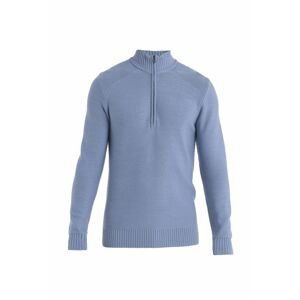 ICEBREAKER Mens Waypoint LS Half Zip, Kyanite (vzorek) velikost: M