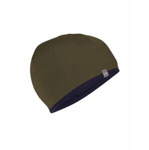 merino čepice ICEBREAKER Adult Pocket Hat, Loden/Midnight Navy (vzorek) velikost: OS (UNI)