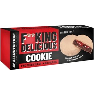 All Nutrition AllNutrition F**king Delicious Cookie 128 g - arašídové máslo/jahodový džem
