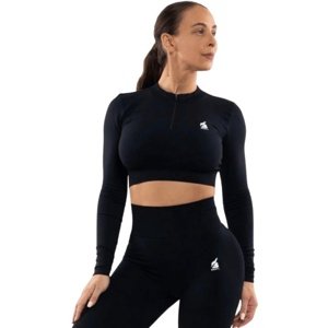 Booty LUX BLACK Crop Top - L