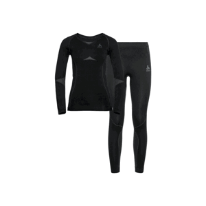 ODLO Set long FUNDAMENTALS PERFORMANCE WARM Velikost: S dark sapphire - beetroot purple
