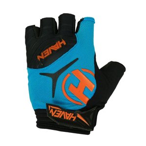 Haven Demo short cyklo rukavice blue/orange Velikost: L