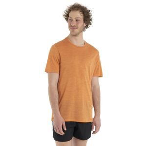 Pánské merino triko krátký rukáv ICEBREAKER Mens Sphere II SS Tee, Earth Heather velikost: M