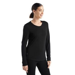 Dámské merino triko dlouhý rukáv ICEBREAKER Wmns Sphere II LS Tee, Black velikost: L