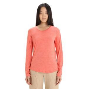 ICEBREAKER Wmns Sphere II LS Tee, Vibrant Earth Heather velikost: L