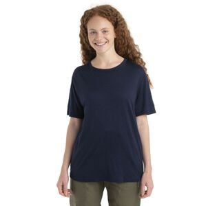 Dámské merino triko krátký rukáv ICEBREAKER Wmns Granary SS Tee, Midnight Navy velikost: XL