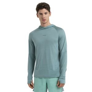 Pánská merino mikina s kapucí ICEBREAKER Mens Merino 125 Cool-Lite™ Sphere LS Hoodie, Cloud Ray velikost: M