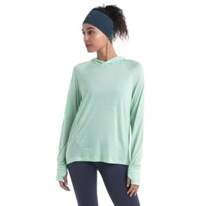 Dámská merino mikina s kapucí ICEBREAKER Wmns Merino 125 Cool-Lite™ Sphere LS Hoodie, Glass velikost: L