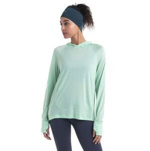 Dámská merino mikina s kapucí ICEBREAKER Wmns Merino 125 Cool-Lite™ Sphere LS Hoodie, Glass velikost: M