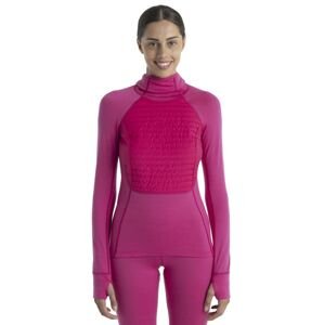 Dámská merino mikina s kapucí ICEBREAKER Wmns ZoneKnit Insulated LS Hoodie, Tempo velikost: XL