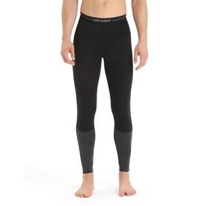 Pánské merino kalhoty ICEBREAKER Mens 125 ZoneKnit Leggings, Black/Jet Heather velikost: L