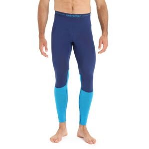 ICEBREAKER Mens 125 ZoneKnit Leggings, Geo Blue/Royal Navy velikost: S