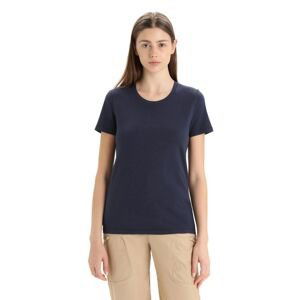 Dámské merino triko krátký rukáv ICEBREAKER Wmns Central Classic SS Tee, Midnight Navy velikost: S