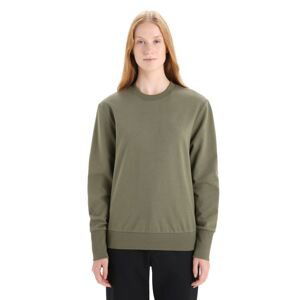 Dámská merino mikina ICEBREAKER Wmns Central II LS Sweatshirt, Loden velikost: L