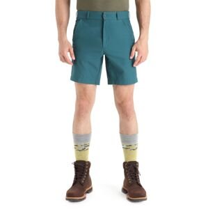 ICEBREAKER Mens Hike Shorts, Green Glory velikost: 36