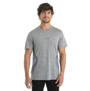 Pánské merino triko krátký rukáv ICEBREAKER Mens Merino 125 Cool-Lite Sphere II SS Tee Syn, Metro Heather velikost: L