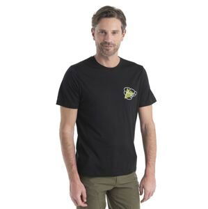 Pánské merino triko krátký rukáv ICEBREAKER Mens Merino 150 Tech Lite II SS Tee Community, Black velikost: XL