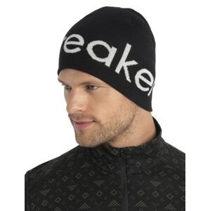 Merino čepice ICEBREAKER Merino Icebreaker Beanie, Black/Ecru Heather velikost: OS