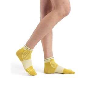 Dámské merino ponožky ICEBREAKER Wmns Merino Run+ Ultralight Mini, Lux/Lucid velikost: 38-40 (M)