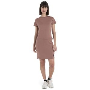 Dámské merino šaty ICEBREAKER Wmns Merino 200 IB X TNF Dress, Burlwood velikost: S