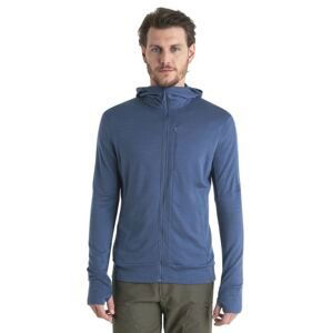 Pánská merino mikina s kapucí, zip ICEBREAKER Mens Merino 260 Quantum IV LS Zip Hoodie, Dawn velikost: M