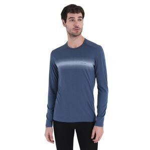 Pánské merino triko dlouhý rukáv ICEBREAKER Mens Merino 200 Oasis LS Crewe Horizon Light, Dawn velikost: XL