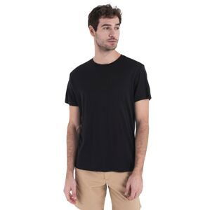 Pánské merino triko krátký rukáv ICEBREAKER Mens Merino 150 Tech Lite III SS Tee, Black velikost: S