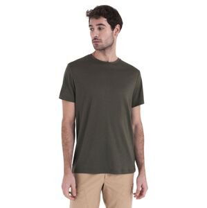 Pánské merino triko krátký rukáv ICEBREAKER Mens Merino 150 Tech Lite III SS Tee, Loden velikost: M