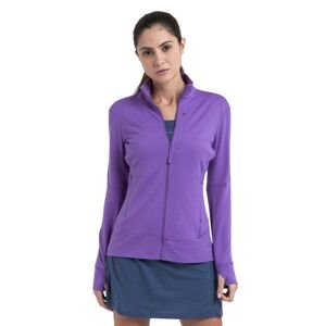 Dámská merino mikina, zip ICEBREAKER Wmns Merino 260 Quantum IV LS Zip, Magic velikost: L