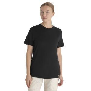 Dámské merino triko krátký rukáv ICEBREAKER Wmns Merino 150 Tech Lite III SS Relaxed Tee, Black velikost: M