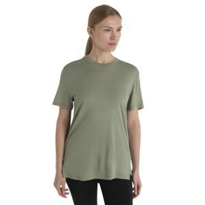 Dámské merino triko krátký rukáv ICEBREAKER Wmns Merino 150 Tech Lite III SS Relaxed Tee, Lichen velikost: M