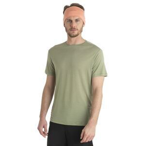 Pánské merino triko krátký rukáv ICEBREAKER Mens Merino 125 Cool-Lite™ Sphere III SS Tee, Lichen velikost: XL