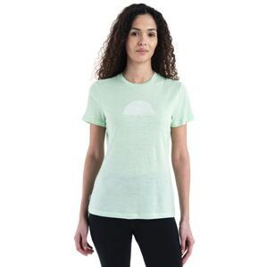 Dámské merino triko krátký rukáv ICEBREAKER Wmns Merino 150 Tech Lite III SS Tee Shine, Glass velikost: M