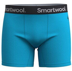 Smartwool M ACTIVE BOXER BRIEF BOXED pool blue Velikost: M pánské boxerky