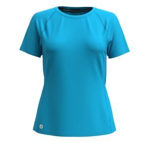 Smartwool W ACTIVE ULTRALITE SHORT SLEEVE pool blue Velikost: L dámské tričko