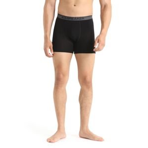 Pánské boxerky ICEBREAKER Mens Anatomica Boxers, Black velikost: L