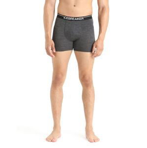 Pánské boxerky ICEBREAKER Mens Anatomica Boxers, Jet Heather velikost: M