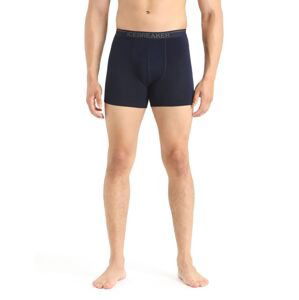 Pánské boxerky ICEBREAKER Mens Anatomica Boxers, Midnight Navy velikost: L