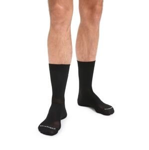 Pánské merino ponožky ICEBREAKER Mens Hike Liner Crew, Black velikost: 44,5-46,5 (L)