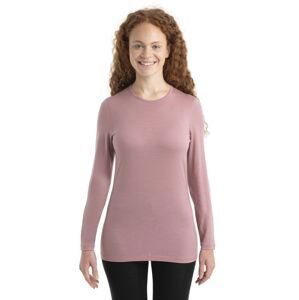 Dámské merino triko dlouhý rukáv ICEBREAKER Wmns 200 Oasis LS Crewe, Crystal velikost: XS