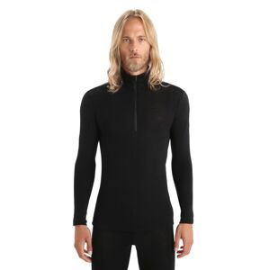 Pánské triko ICEBREAKER Mens 175 Everyday LS Half Zip, Black velikost: L