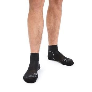 Pánské merino ponožky ICEBREAKER Mens Hike+ Light Mini, Jet Heather velikost: 44,5-46,5 (L)